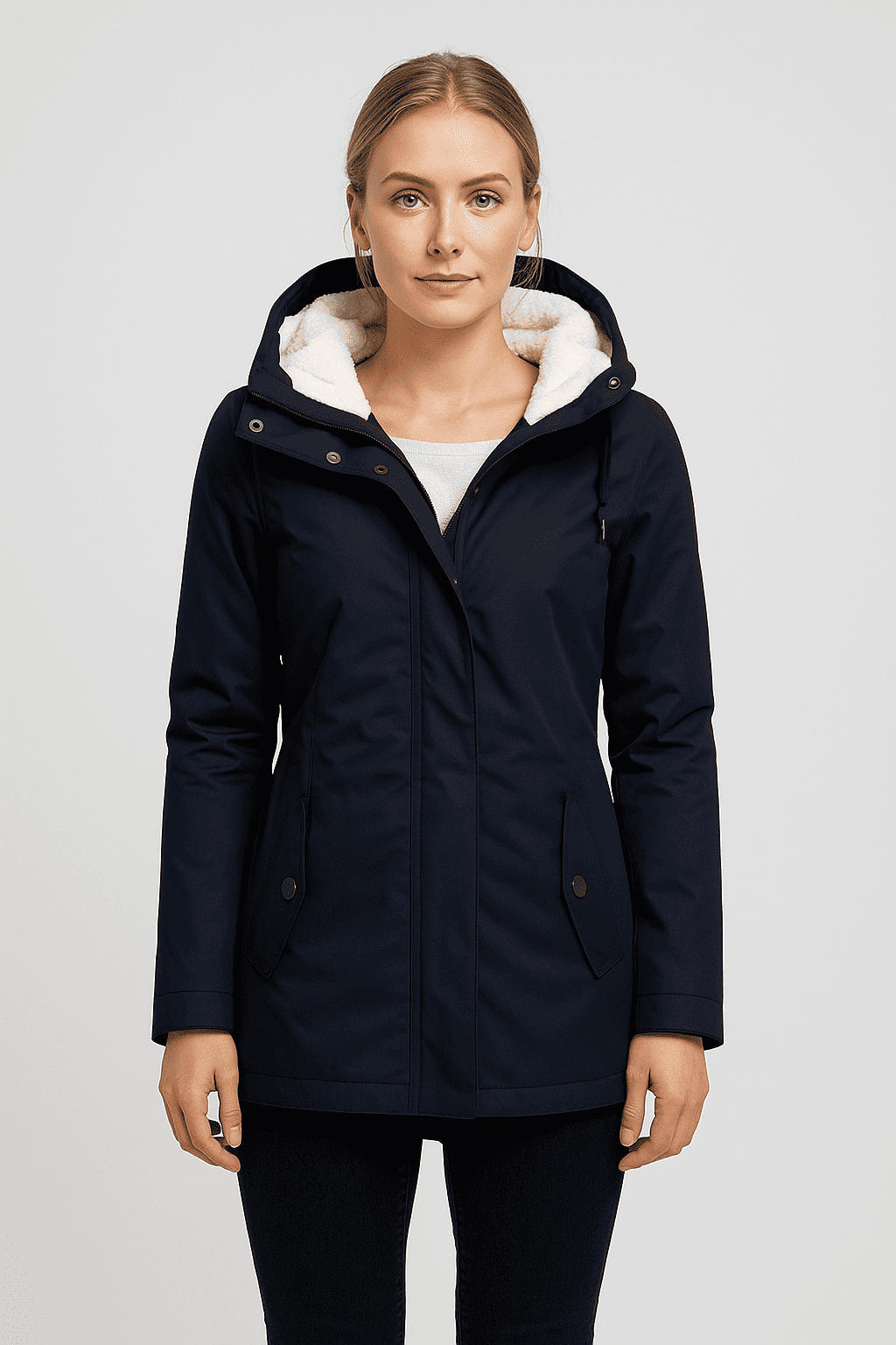 Towana Wasserdichte Jacke mit Kapuze und Futter
