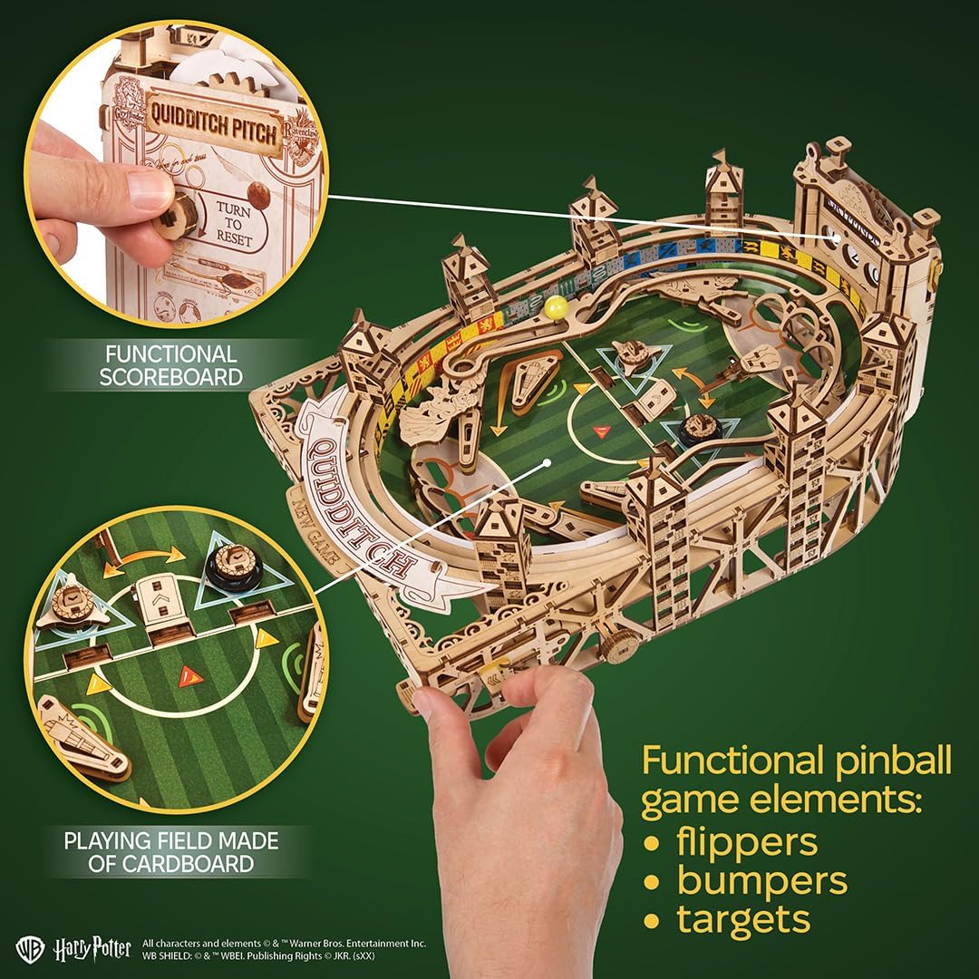 Quidditch 3D Pinball Wooden Puzzle
