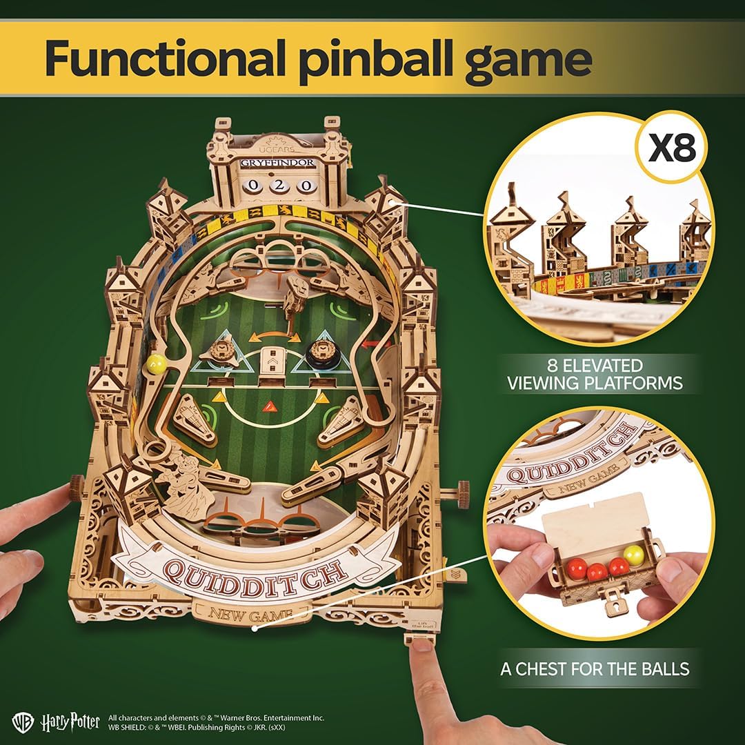 Quidditch 3D Pinball Wooden Puzzle
