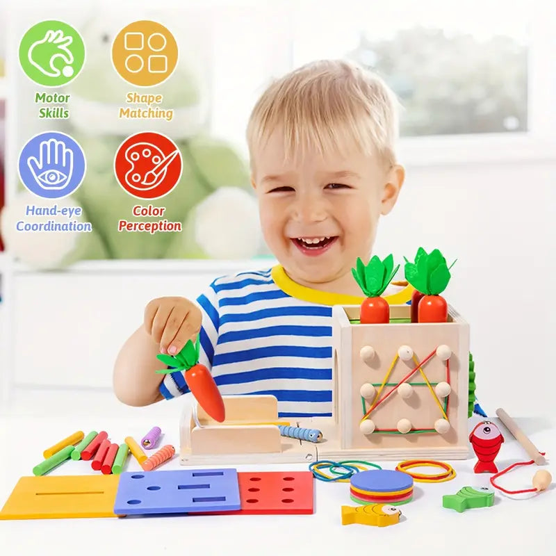 Lina's Spielwürfel – 8-in-1 Vanea-Entwicklungsbox für Babys