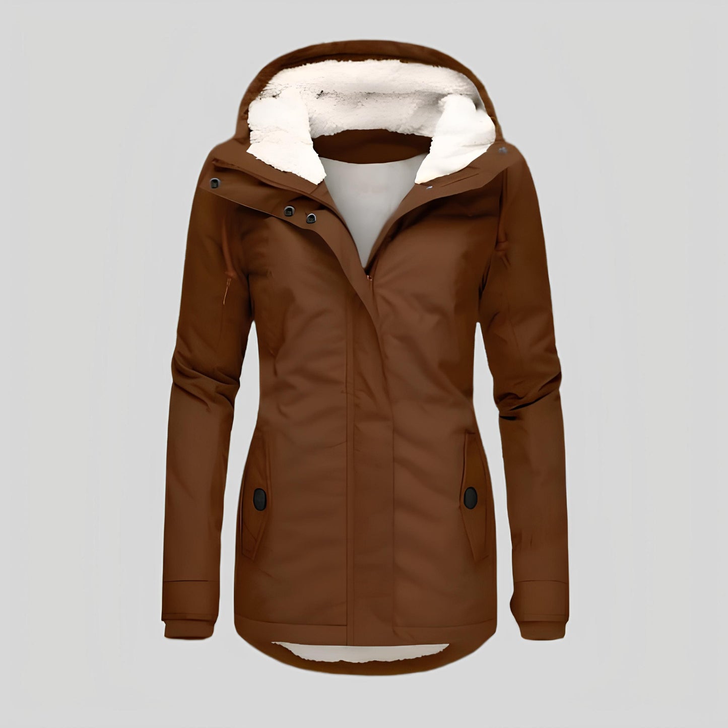 Towana Wasserdichte Jacke mit Kapuze und Futter