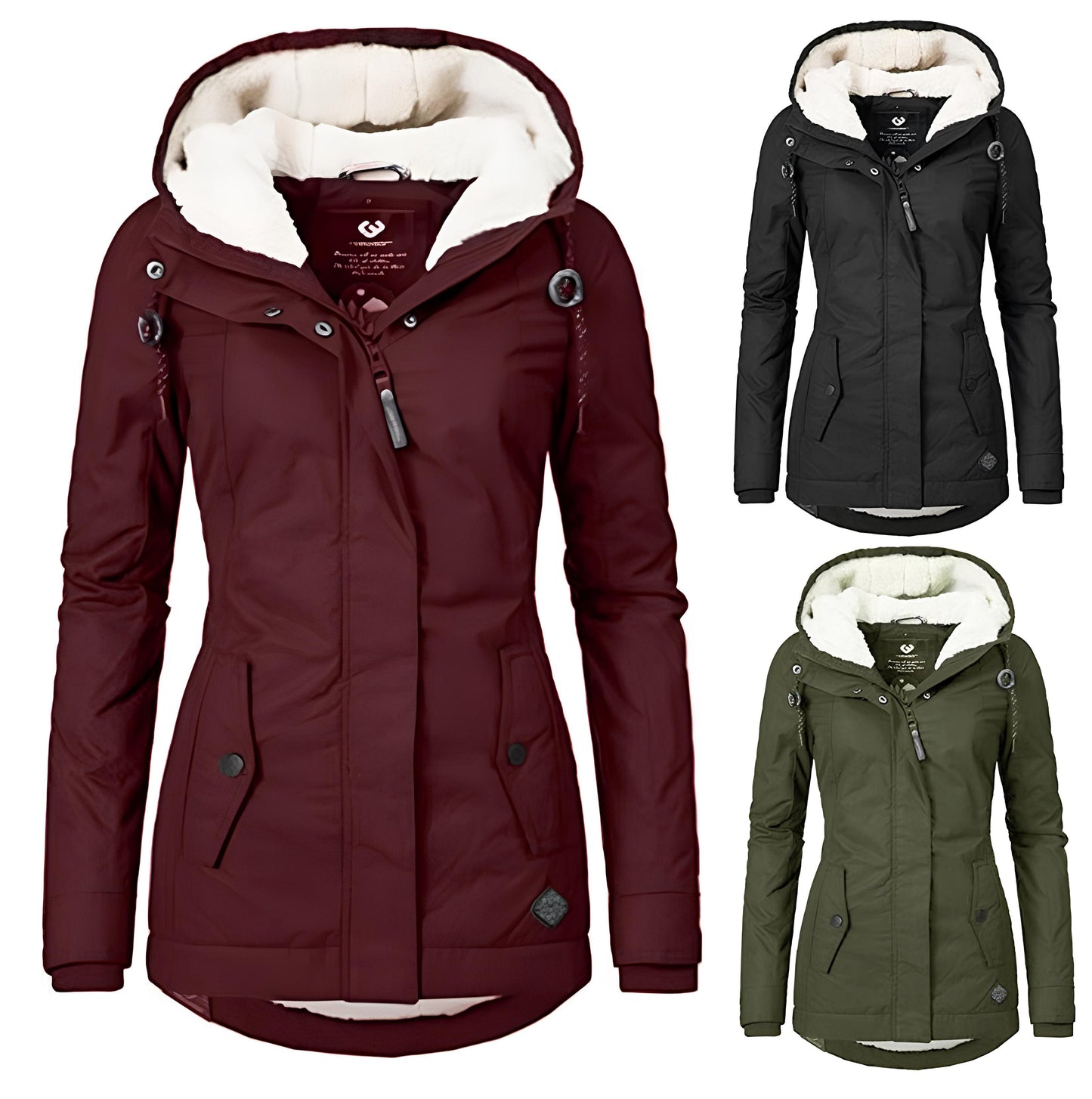 Towana Wasserdichte Jacke mit Kapuze und Futter