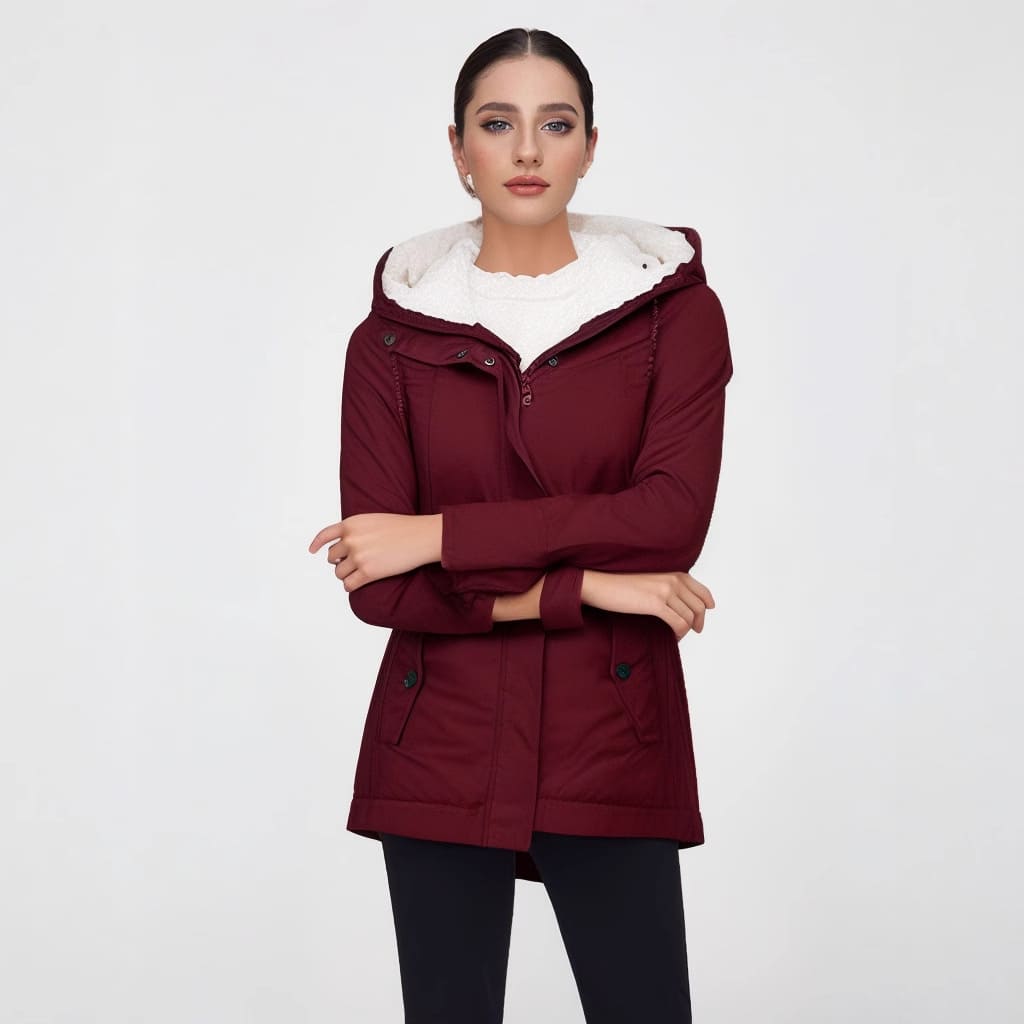 Towana Wasserdichte Jacke mit Kapuze und Futter