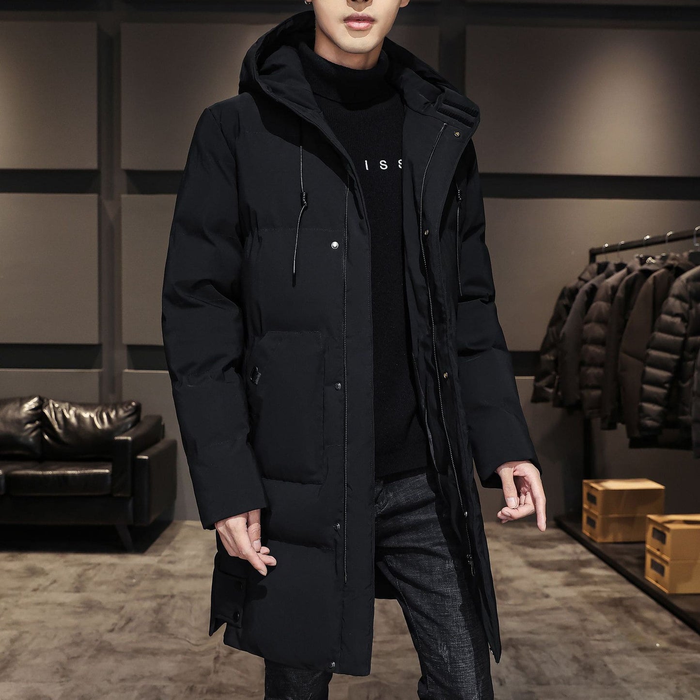 Wetterfest Urbane Herren Winterjacke