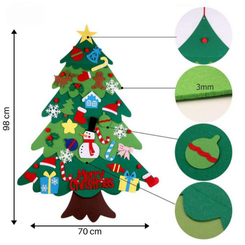 Lina's Weihnachtsbaum Bastelset