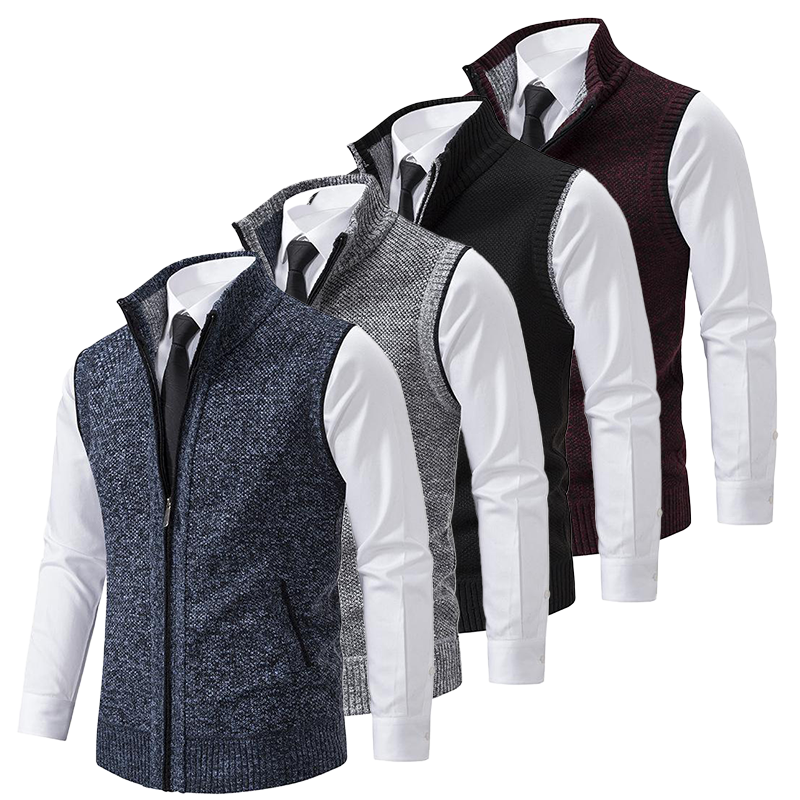 Herren Casual Fleece Herbstweste