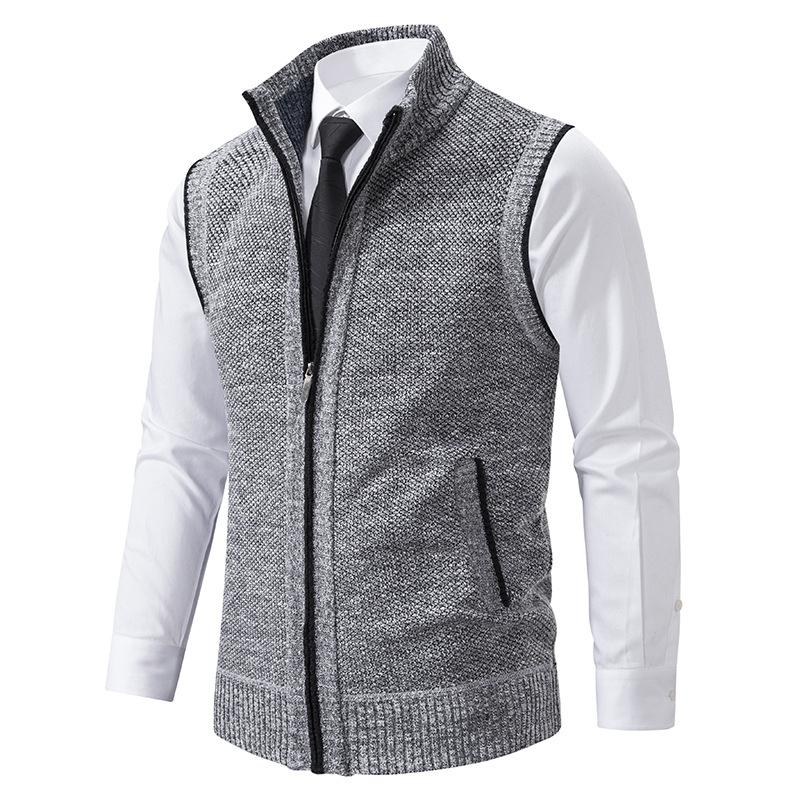 Herren Casual Fleece Herbstweste