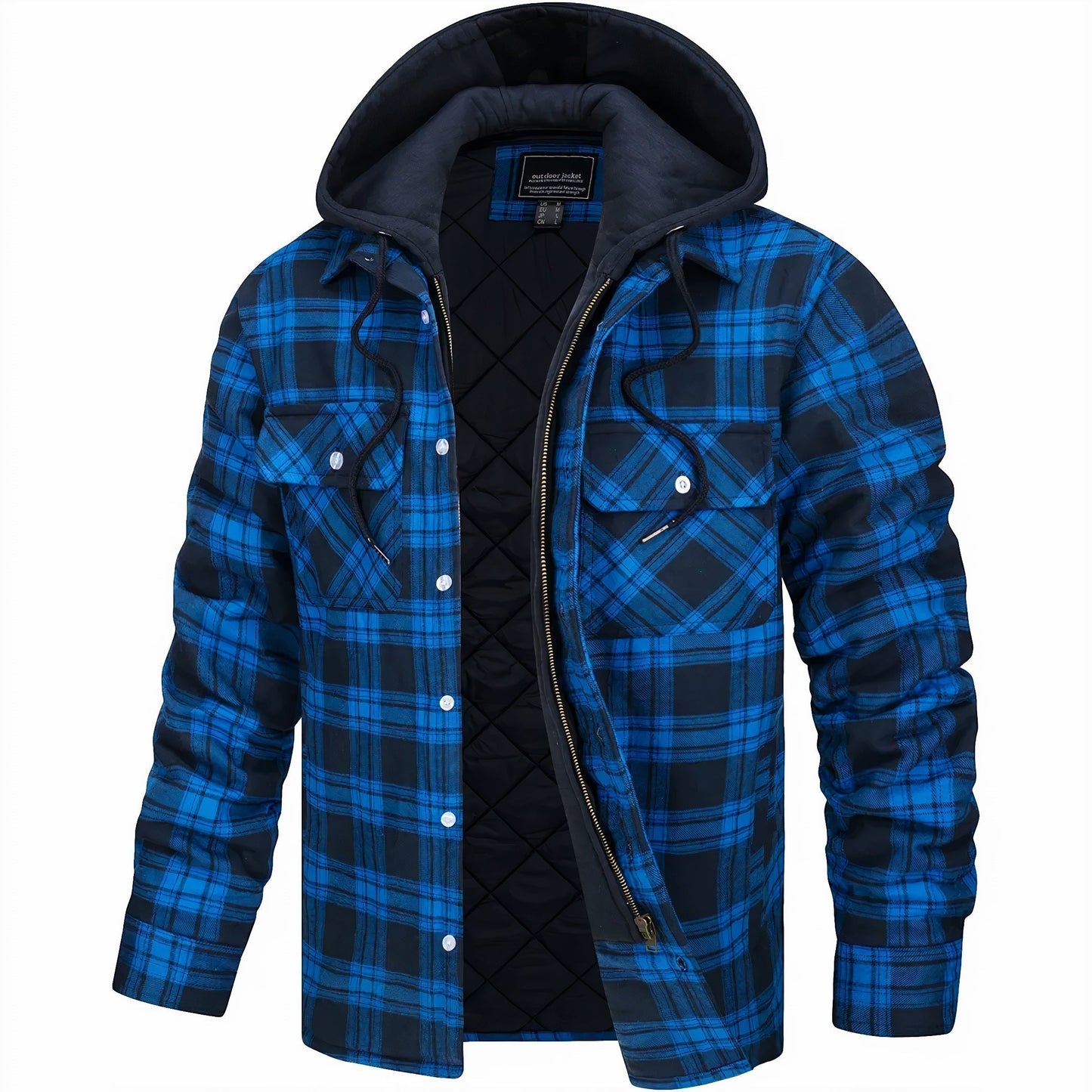 Warme Jacke mit Kapuze für den Herbst