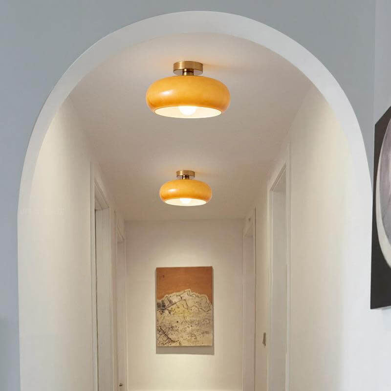 Livia Vintage Glas-Deckenleuchte