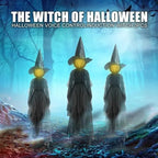 3er-Pack Halloween-Hexen-Dekorationen