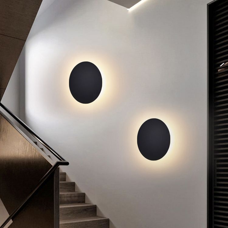 Vollmond-Glanz LED-Wandleuchte