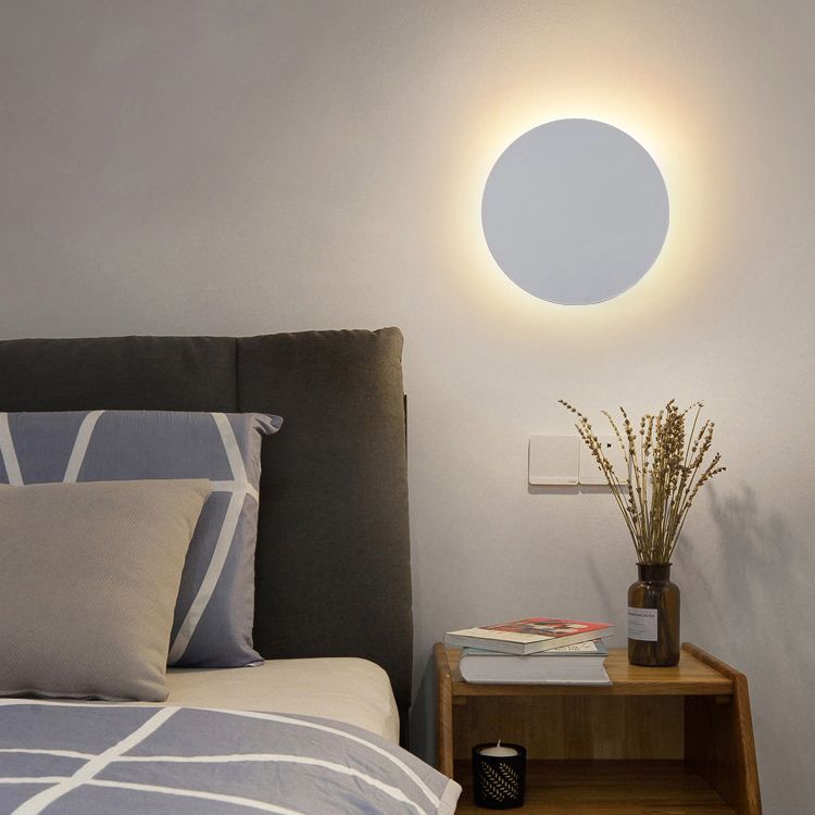 Vollmond-Glanz LED-Wandleuchte