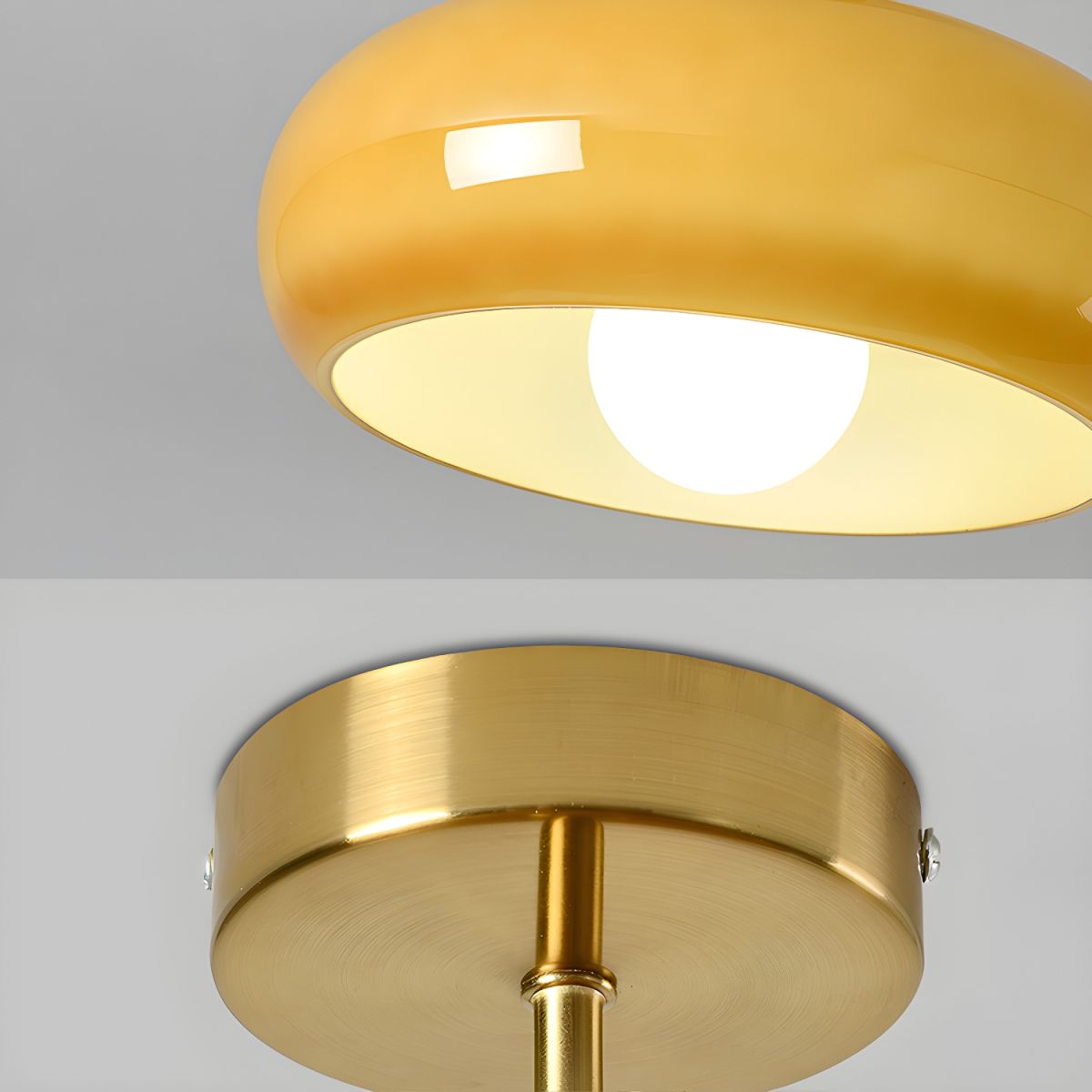 Livia Vintage Glas-Deckenleuchte