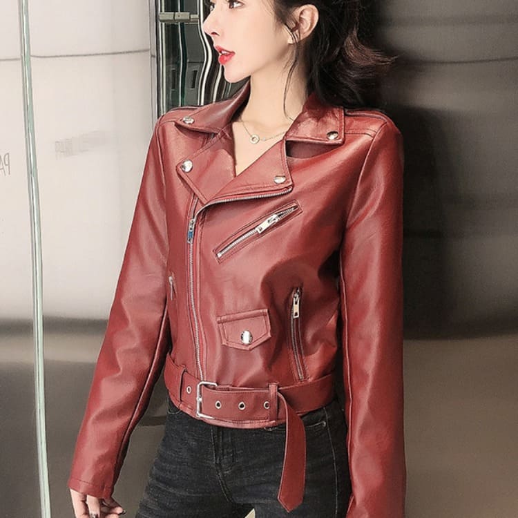 Thalia Damen-Lederjacke