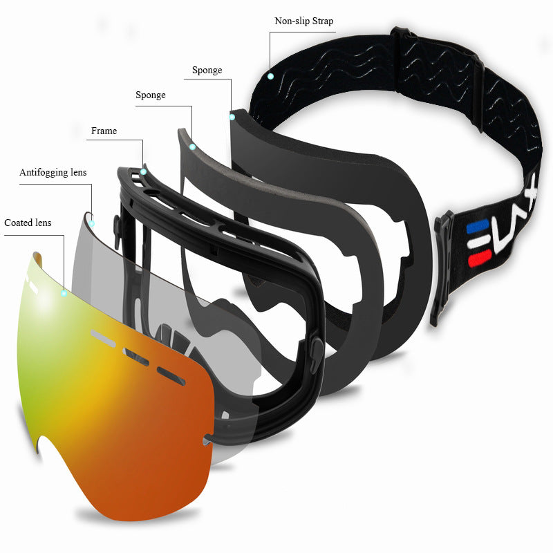 Thermo Skibrille mit UV400 Linse