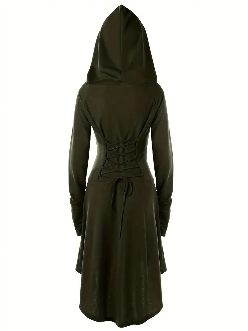Thea Gothic Midi Korsettkleid
