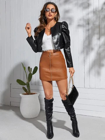 Ibiza Chic Damen Lederjacke