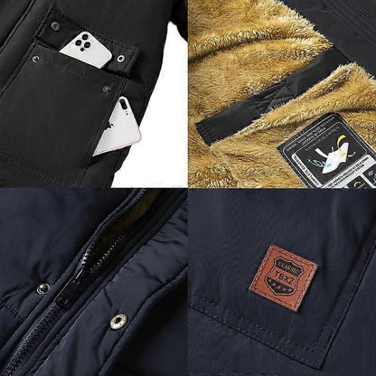 Keanu Wärmende Kapuzen-Winterjacke