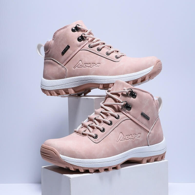 Bequeme Gefütterte Wanderstiefel - Vanea Barfussschuhe