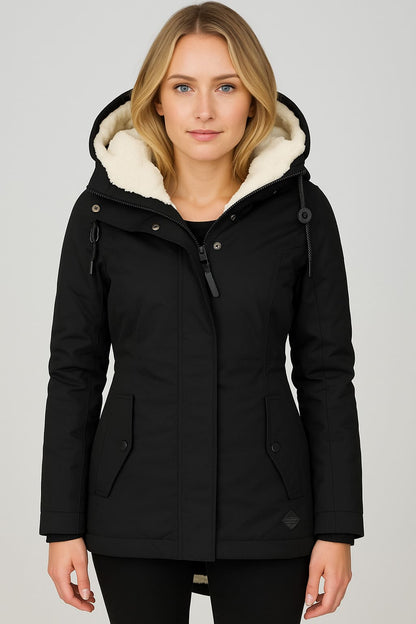 Towana Wasserdichte Jacke mit Kapuze und Futter