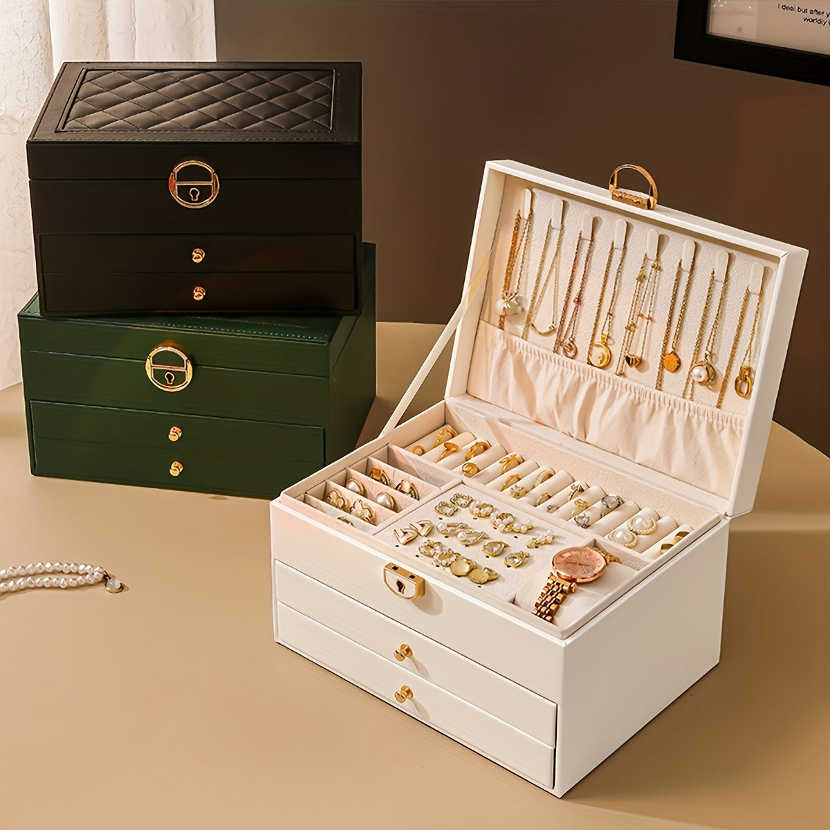 Tinker Schmuck-Organizer Box aus Leder