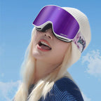 Franco - Skibrille mit abnehmbaren Sonnenschutz