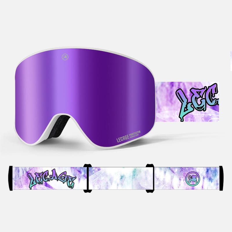 Franco - Skibrille mit abnehmbaren Sonnenschutz