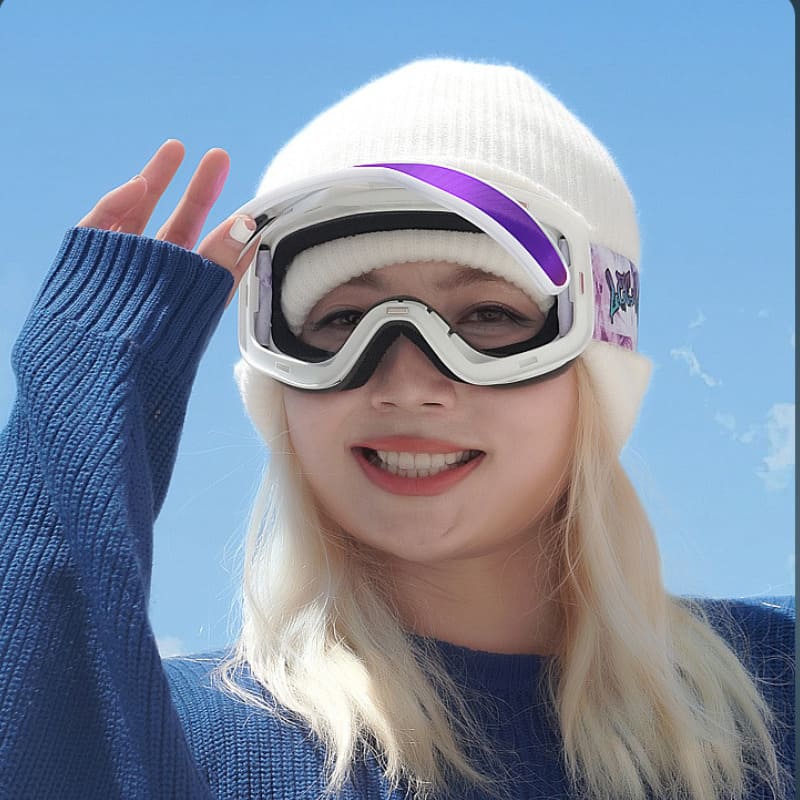 Franco - Skibrille mit abnehmbaren Sonnenschutz