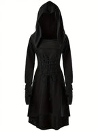 Thea Gothic Midi Korsettkleid
