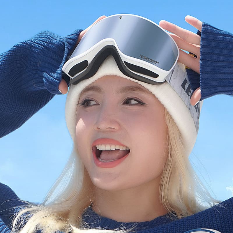Franco - Skibrille mit abnehmbaren Sonnenschutz