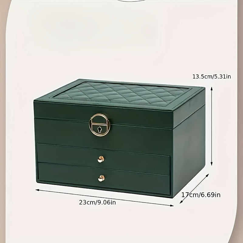 Tinker Schmuck-Organizer Box aus Leder