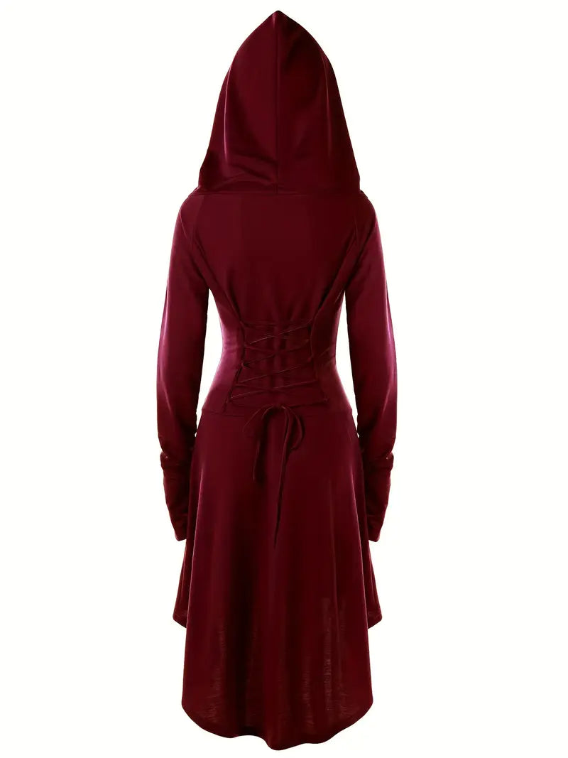 Thea Gothic Midi Korsettkleid
