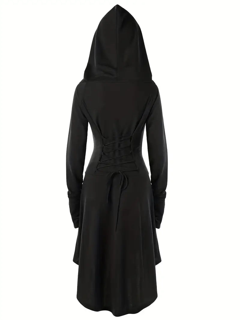 Thea Gothic Midi Korsettkleid