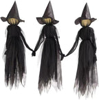 3er-Pack Halloween-Hexen-Dekorationen