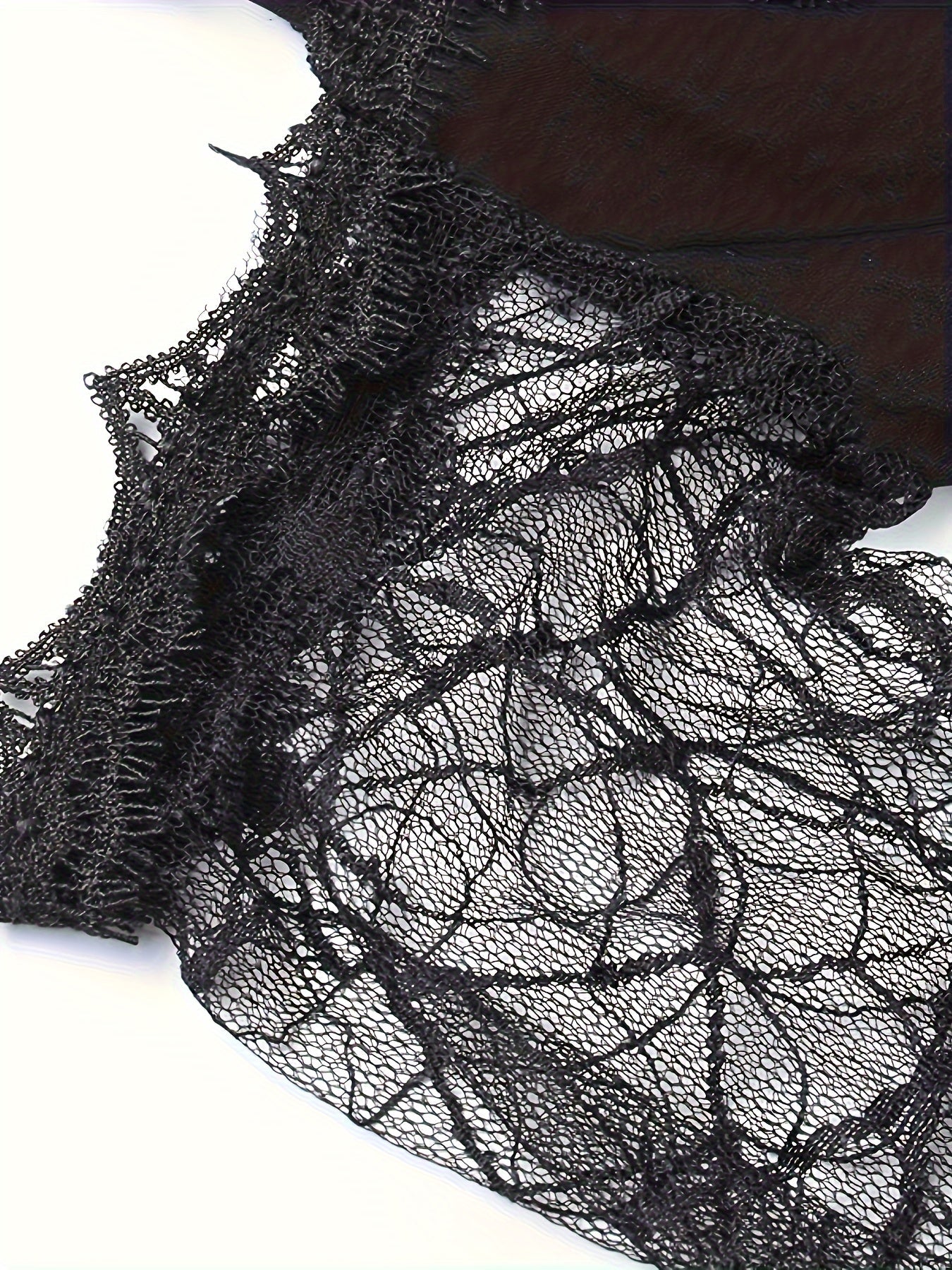 Luxcelle Gothic Halloween Mesh Mini Kleid