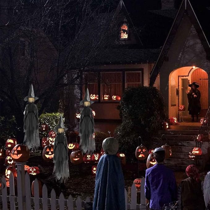 3er-Pack Halloween-Hexen-Dekorationen