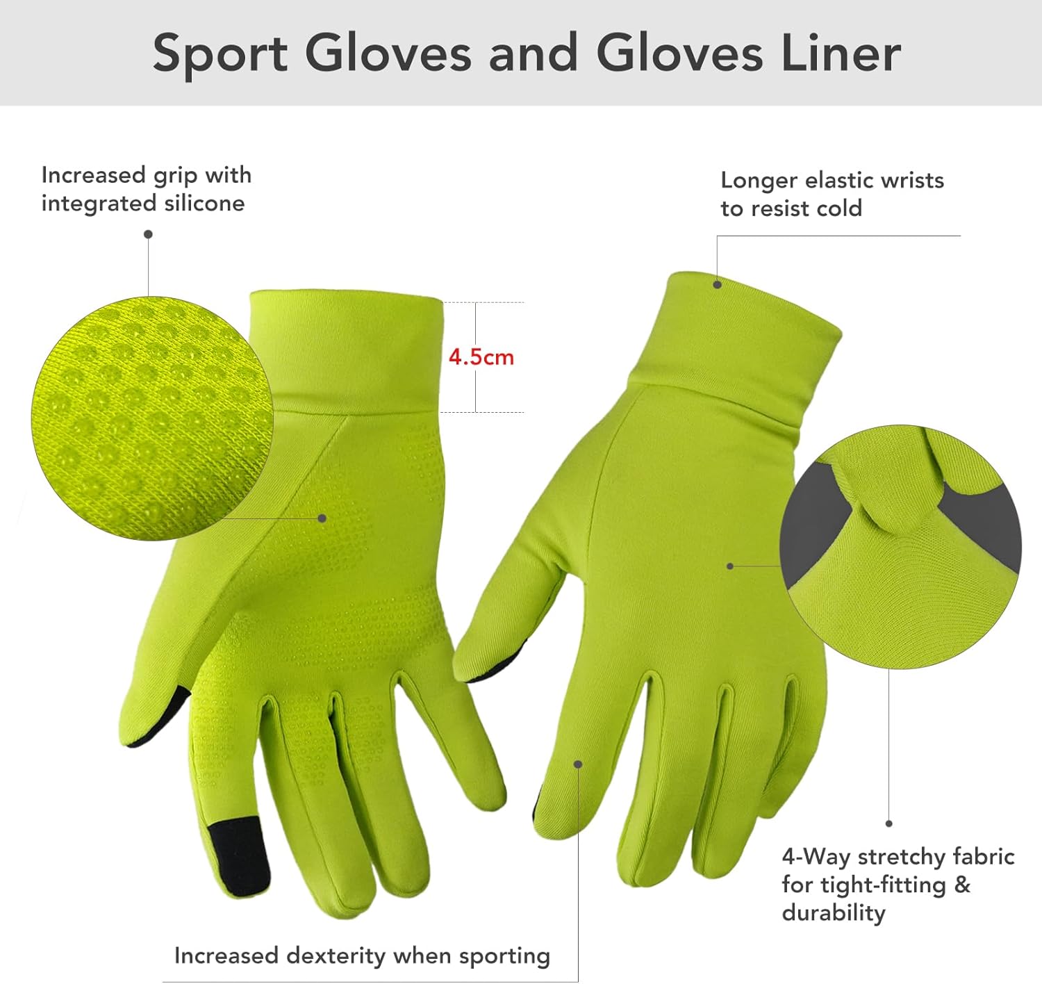 Touchscreen Handschuhe, winterfest, wasserfest