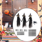 3er-Pack Halloween-Hexen-Dekorationen