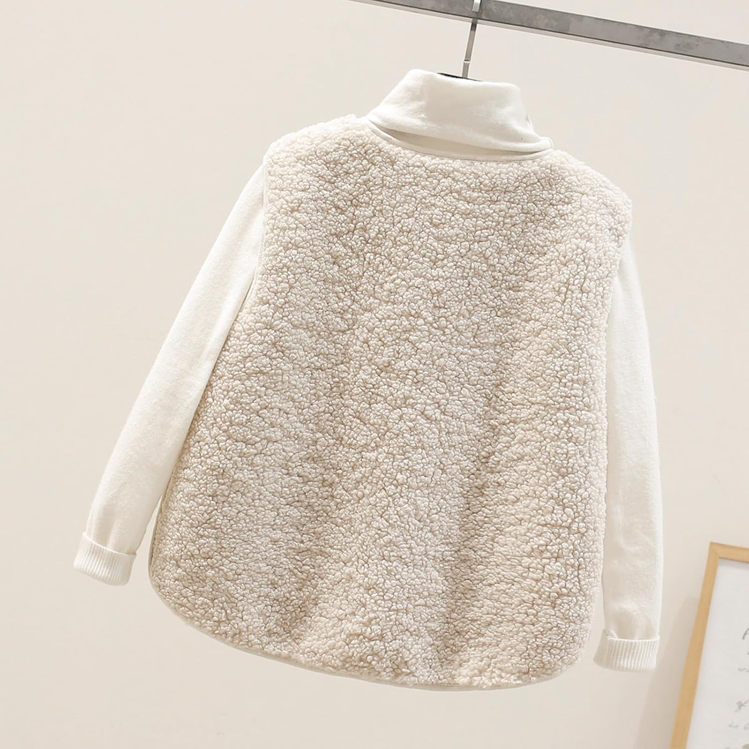 Frauen Teddy kuschelige Fleece Weste