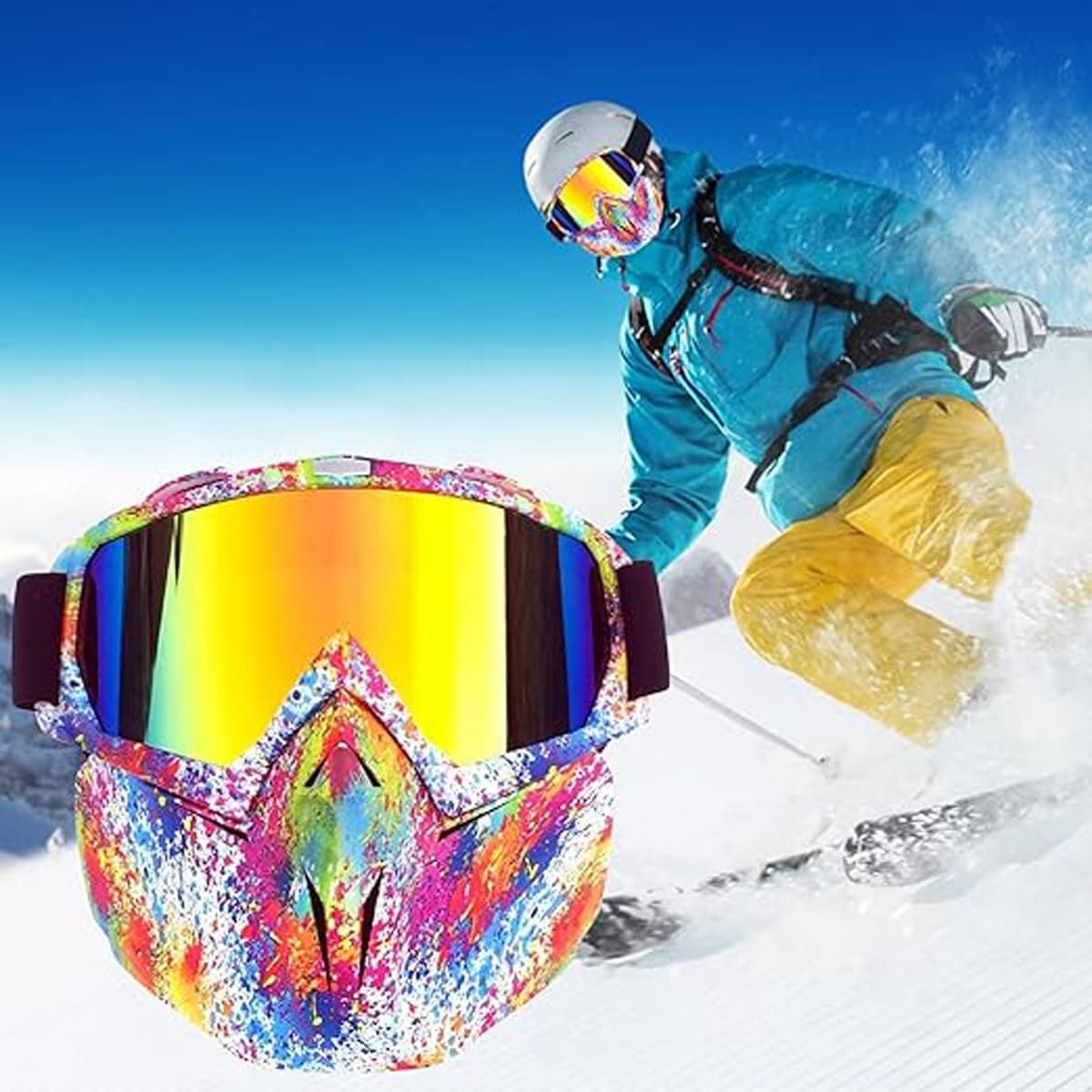 Winter Ski Snowboardbrille mit Kälteschutz