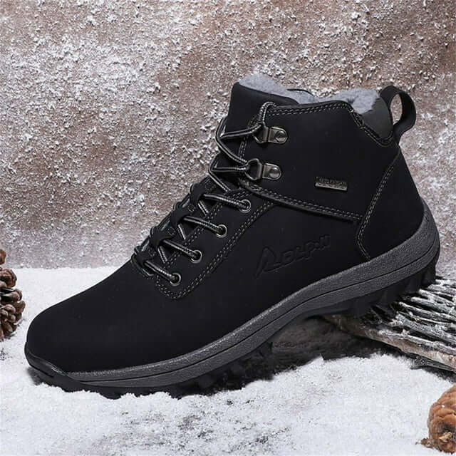 Bequeme Gefütterte Wanderstiefel - Vanea Barfussschuhe