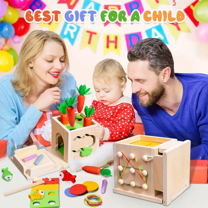 Lina's Spielwürfel – 8-in-1 Vanea-Entwicklungsbox für Babys