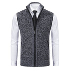 Herren Casual Fleece Herbstweste