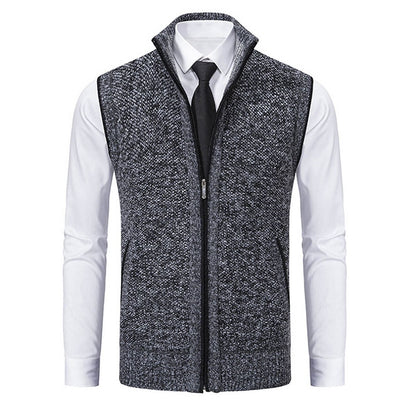 Herren Casual Fleece Herbstweste