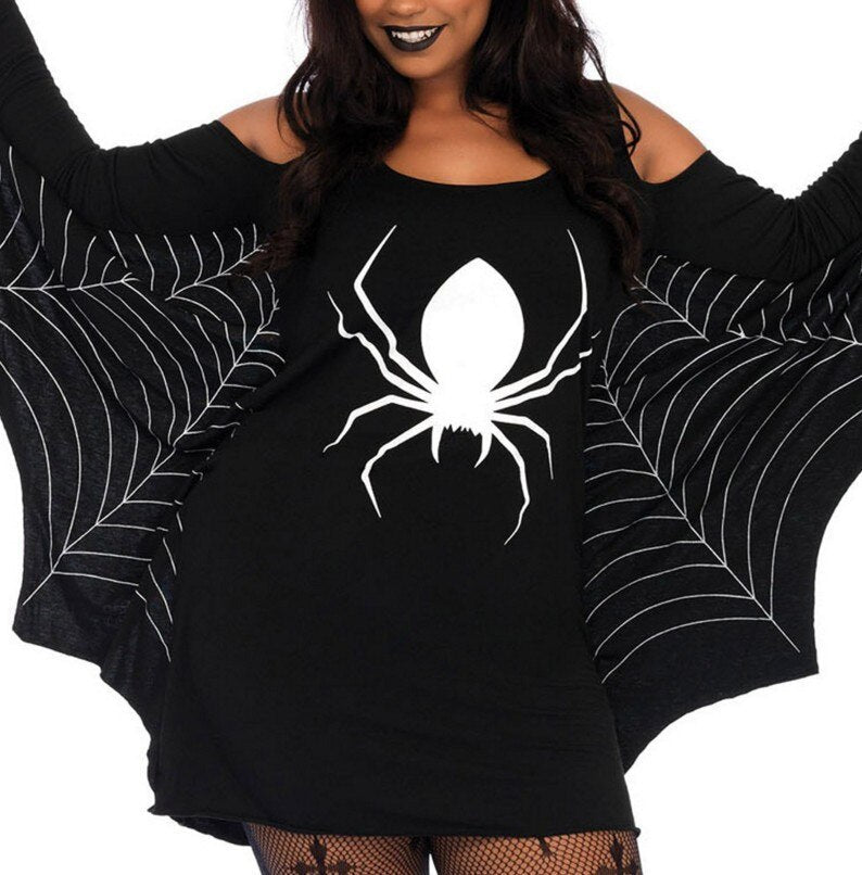 Anita Gruseliges Halloween Mini Hexenkleid