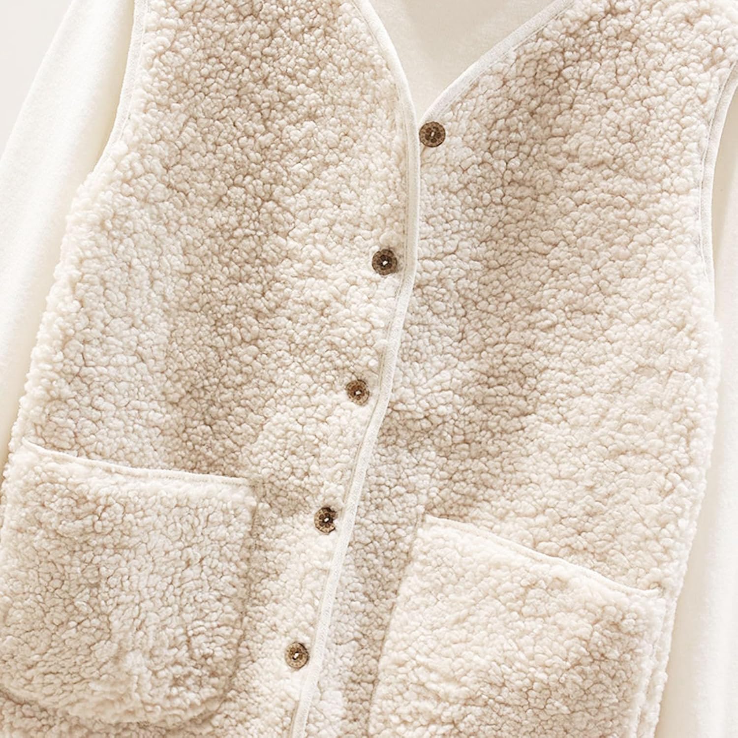 Frauen Teddy kuschelige Fleece Weste