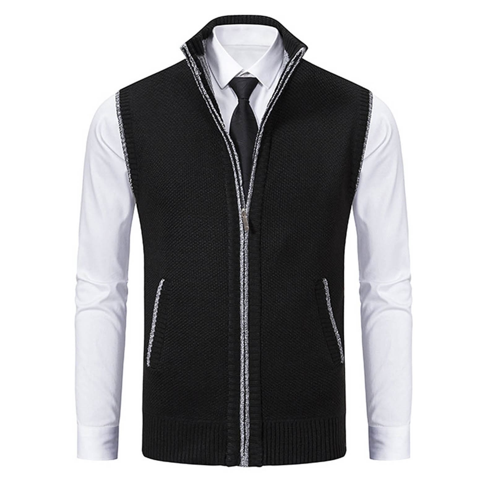 Herren Casual Fleece Herbstweste