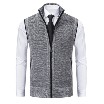 Herren Casual Fleece Herbstweste