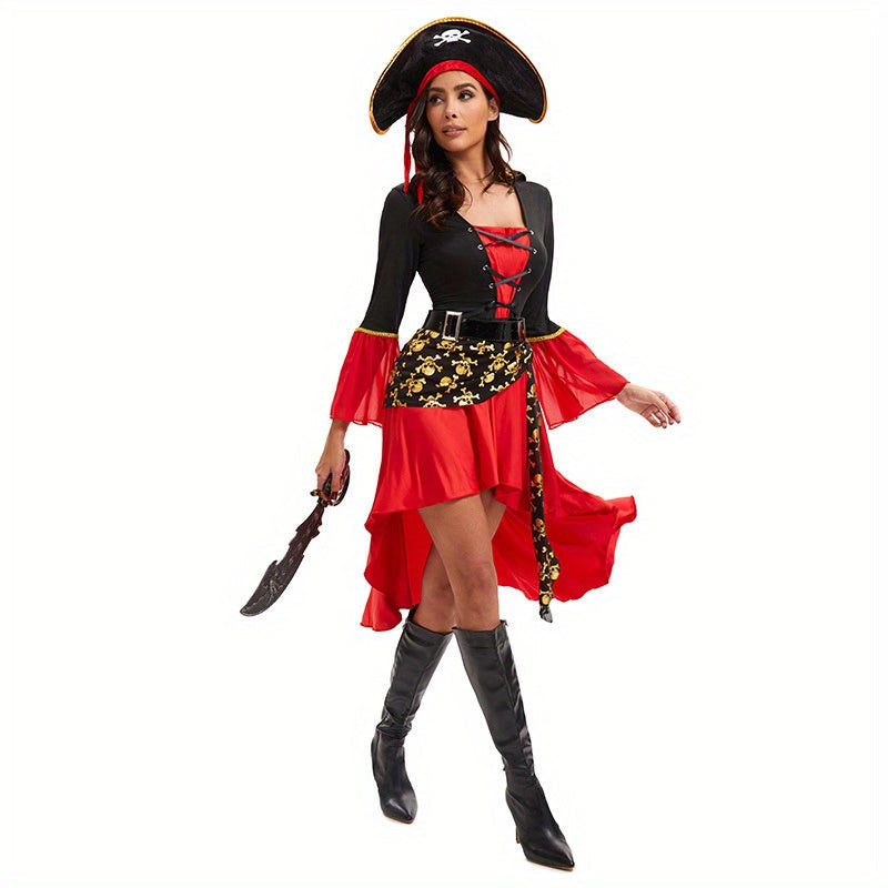 Tiena Damen-Piratenkostümkleid