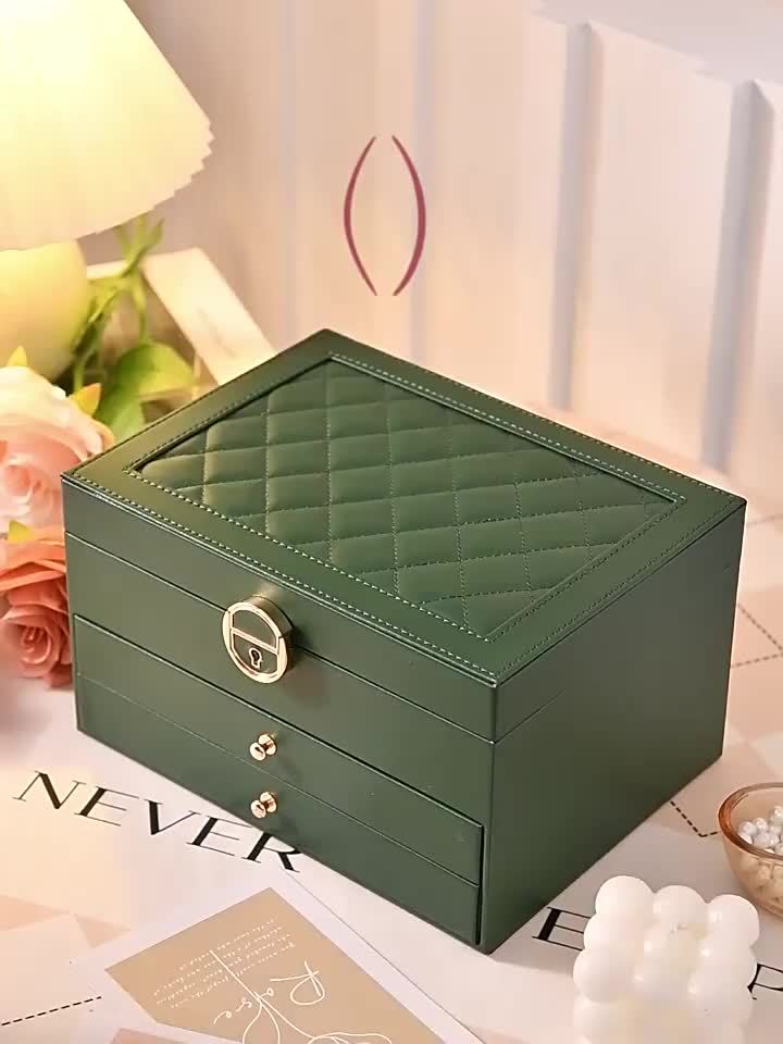 Tinker Schmuck-Organizer Box aus Leder